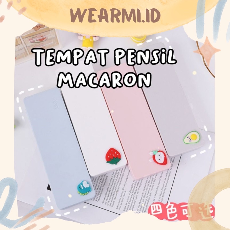 

Kotak Pensil Korean Pastel Aesthetic Macaroon Pencil Case Wearmi Scrapbook Bujo Jurnal DIY