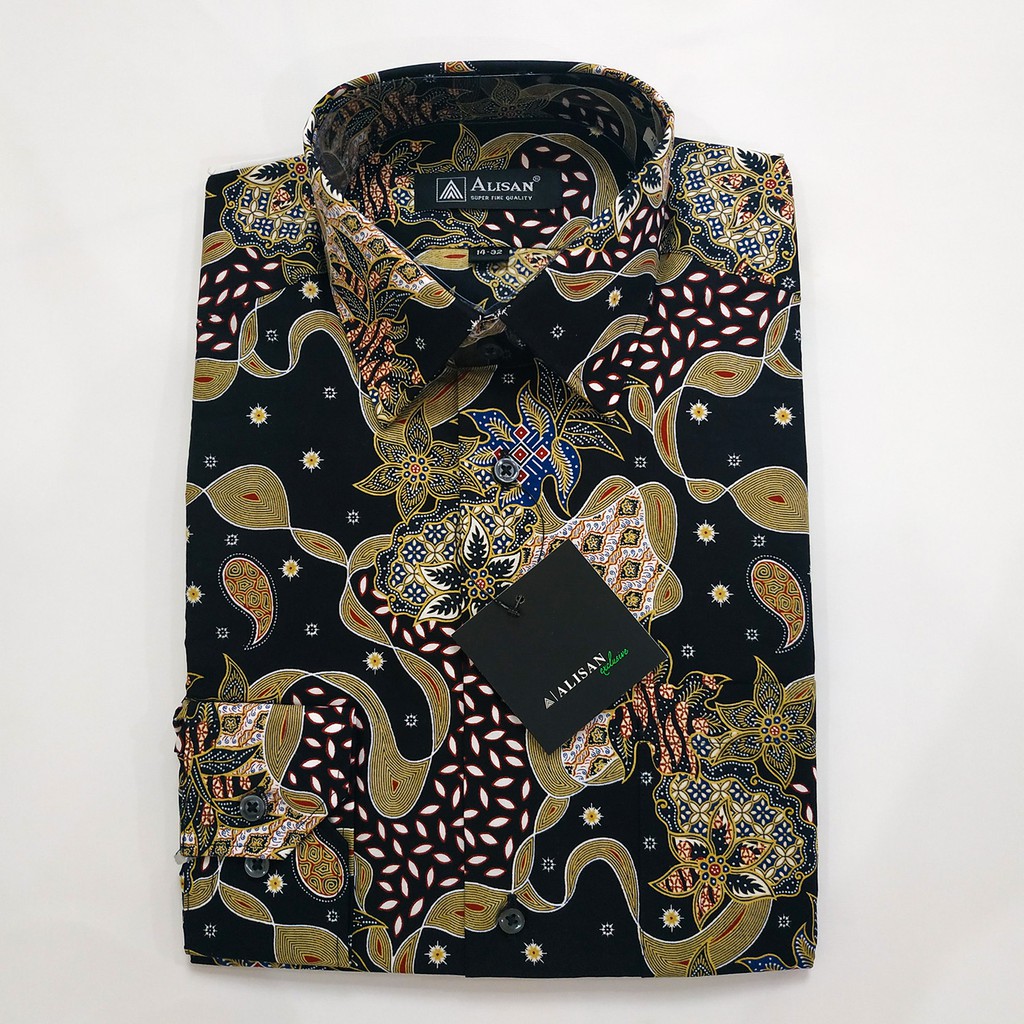 Kemeja ALISAN Batik Reguler Lengan Panjang ( size 14/XS )