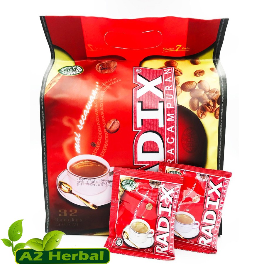 

HPA Radix Premix Coffee 32 Sachets ORIGINAL | Kopi RDX Cafe