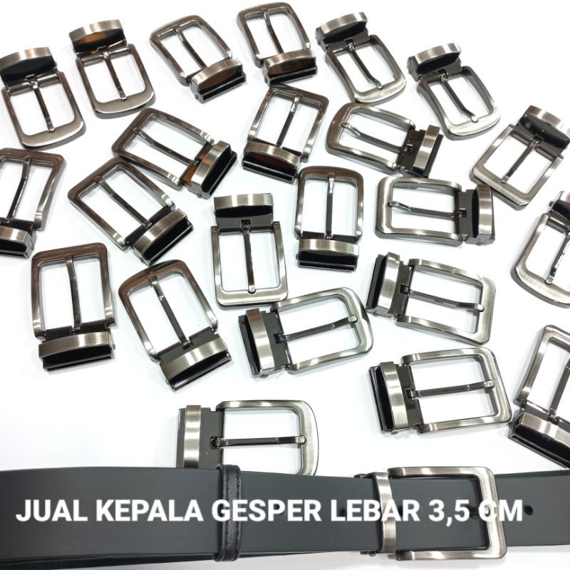 BUCKLE/KEPALA GESPER 3,5 CM/KEPALA IKAT PINGGANG