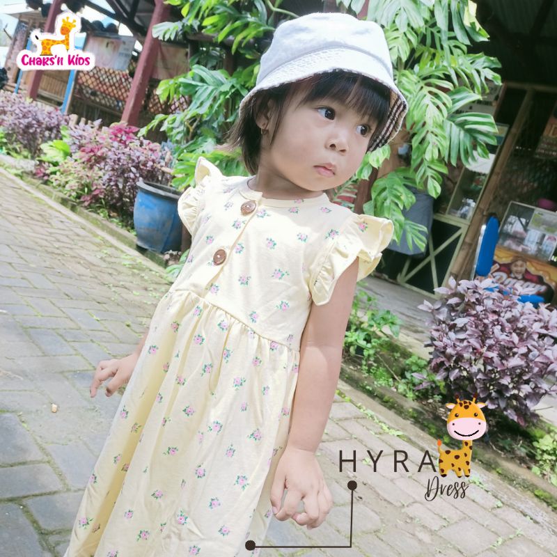 Dress anak motif Hyra usia 1-4 tahun