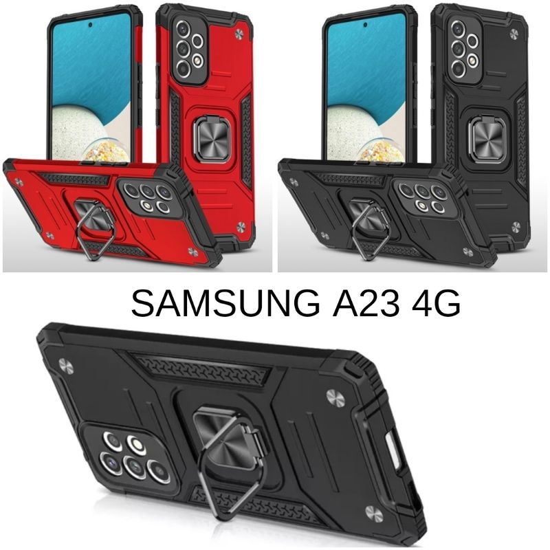 Casing Softcase Armor Style Samsung A23 4G Soft Back Case