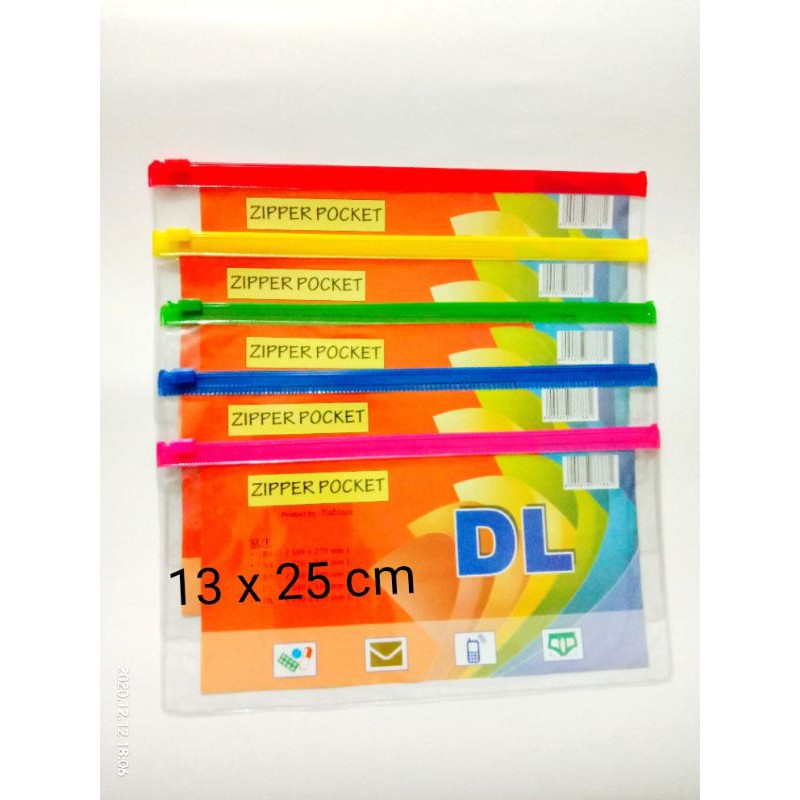 

zipper pocket / map sleting DL 13 x 25 cm yushinca