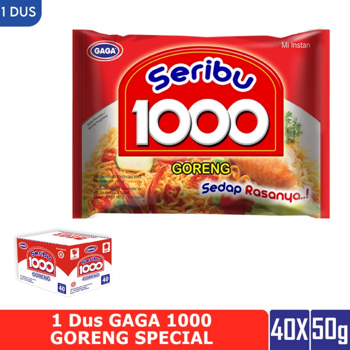 

cs2tur Gaga 1000 Goreng Spesial 50G (1 Dus = 40 Pcs) Ffa2D01A1