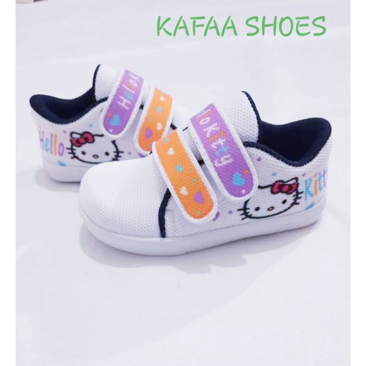 Sepatu Anak Hello Kitty Anak-Anak Perempuan Model Perekat