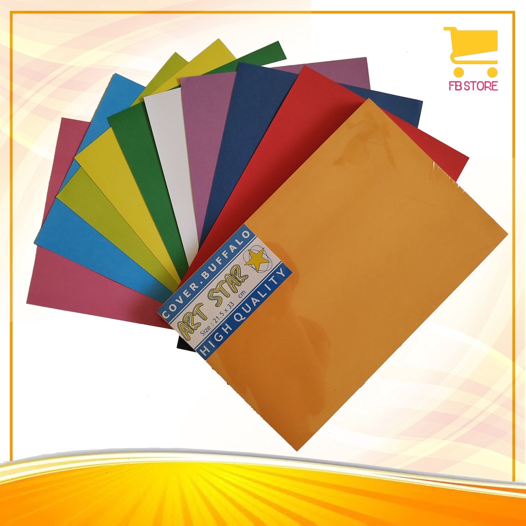 

Kertas Bufalo / Cover Buffalo 100Gr Folio Per Pak Merk Random
