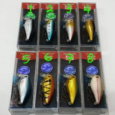 Lure MAGURO &quot;NASUS&quot; (5cm / 6gram) FLOATING (With MUSTAD treblee hook)