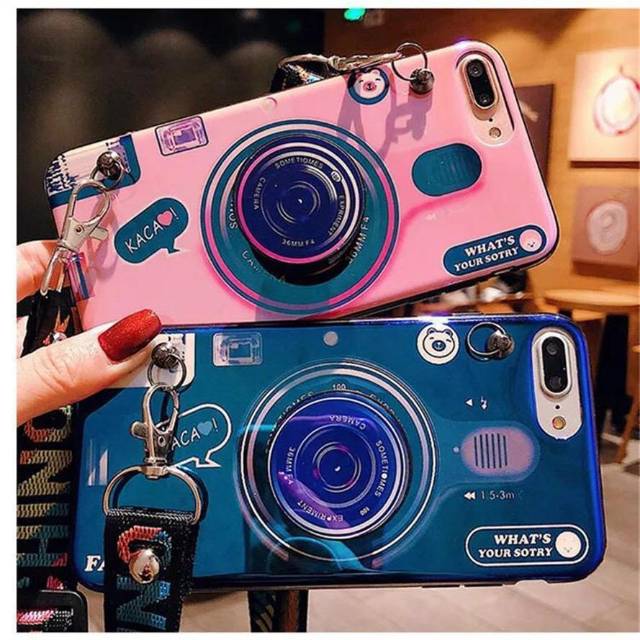 SOFTCASE KAMERA REALME 5 C3 5i pro tali gantungan Moschino cantik glossy 3 in 1