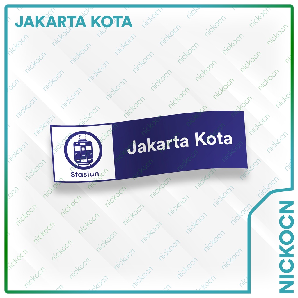 

Stiker Stasiun KCI