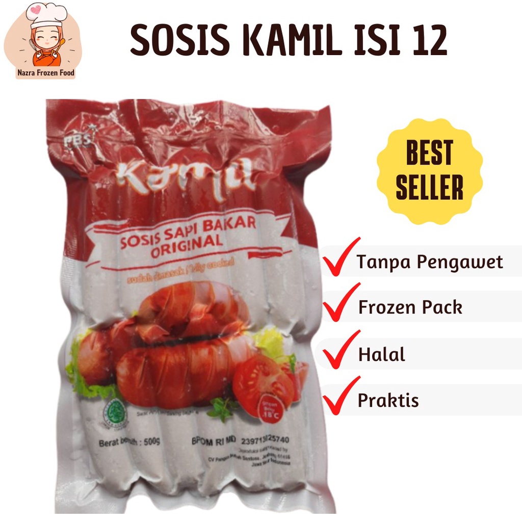 

KAMIL Sosis Bakar Original isi 12