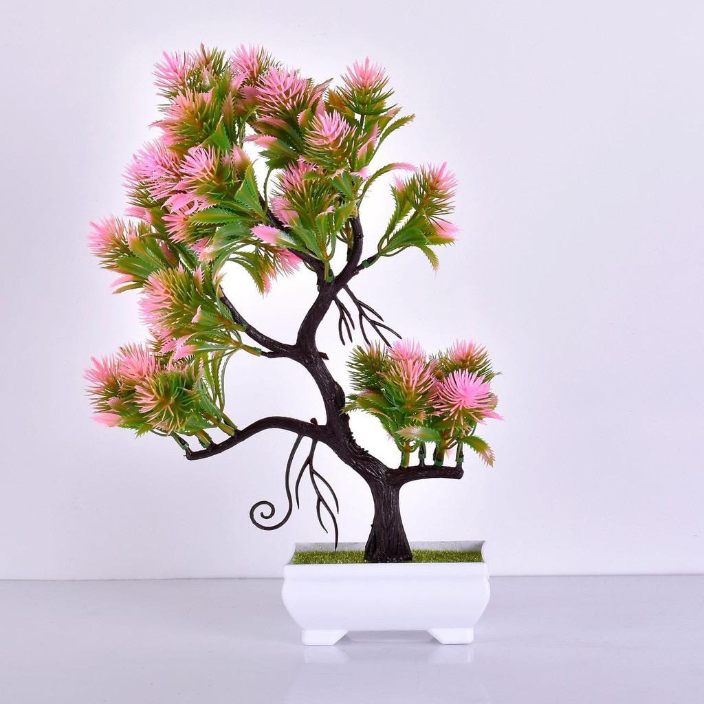 NM579 Bunga plastik / pajangan bunga Artificial / motif Rose  Vas Petak-2