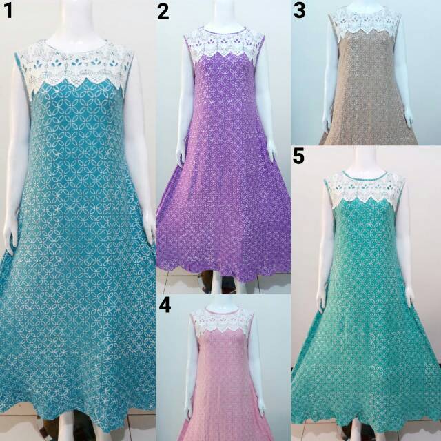 Daster Ziyan Yukensi Renda Warna Pastel