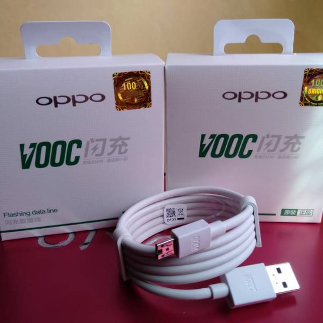 Kabel data Oppo vooc 4A original 100%