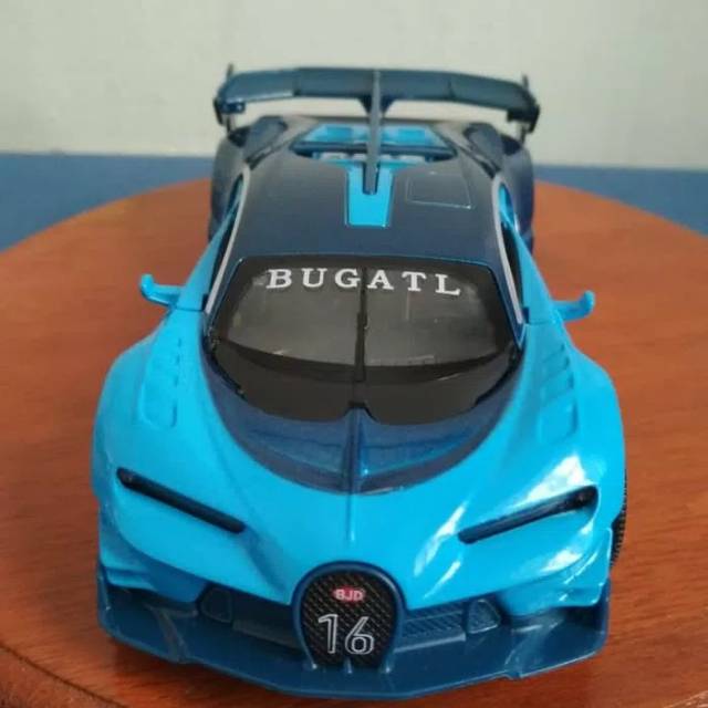 Diecast Mobil 1/32 Bugatti Chiron GT Biru