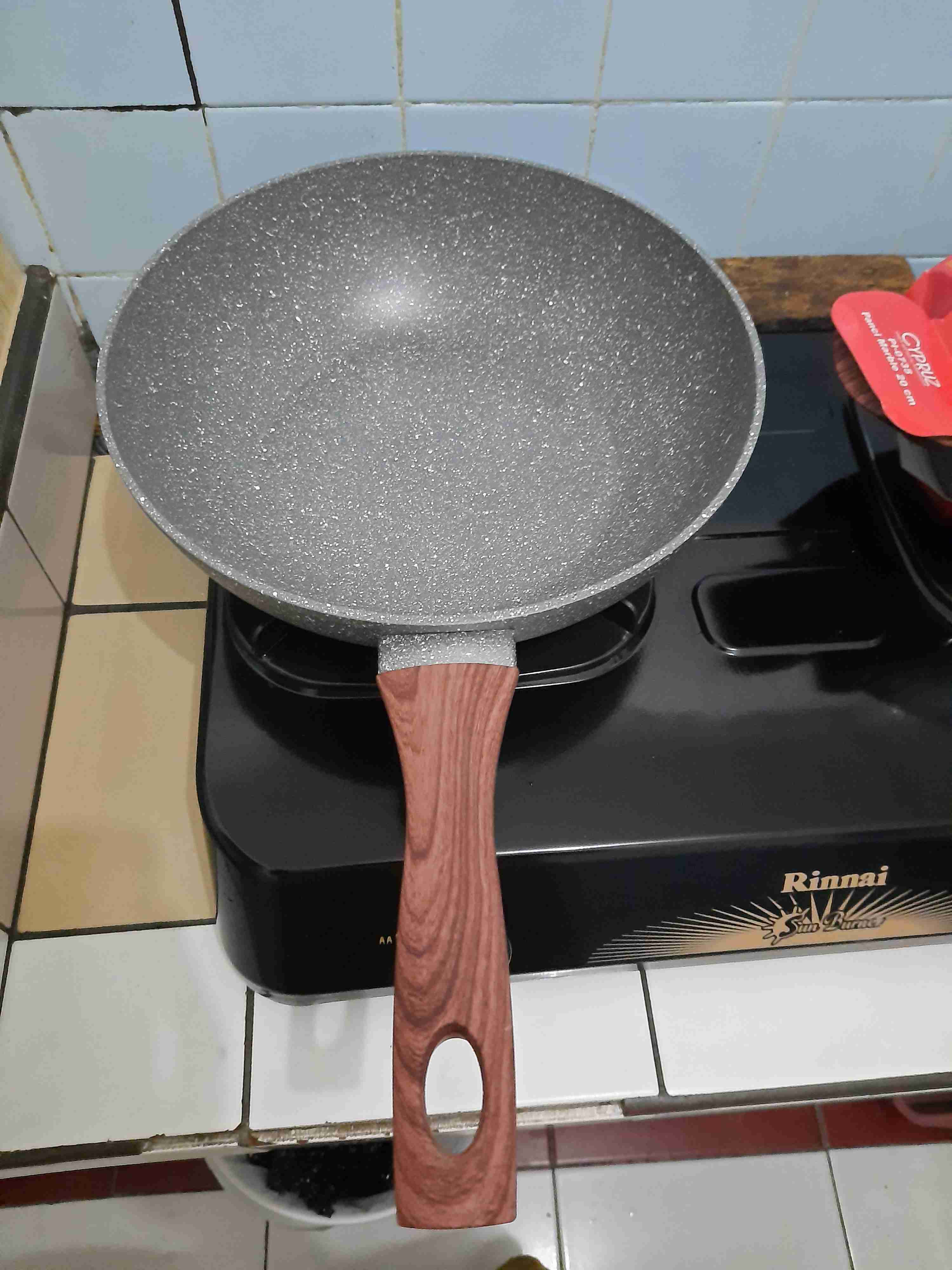 Kh Cypruz Panci Marbel Granite Caserol 20cm Induksi 20 Cm Premium Granite Anti Lengket