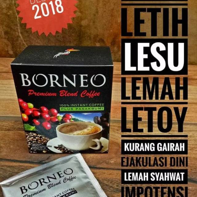 

Kopi Borneo Exotica Coffee For A Man isi 5 Sachet