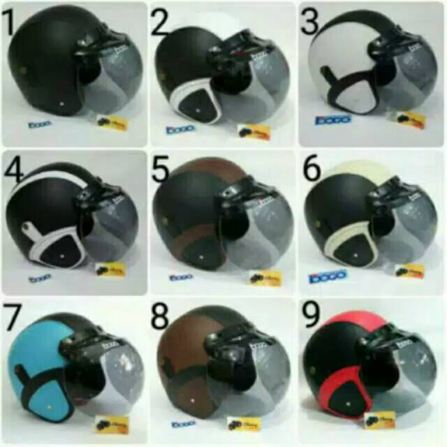 HELM BOGO KULIT KACA BOGO ORI