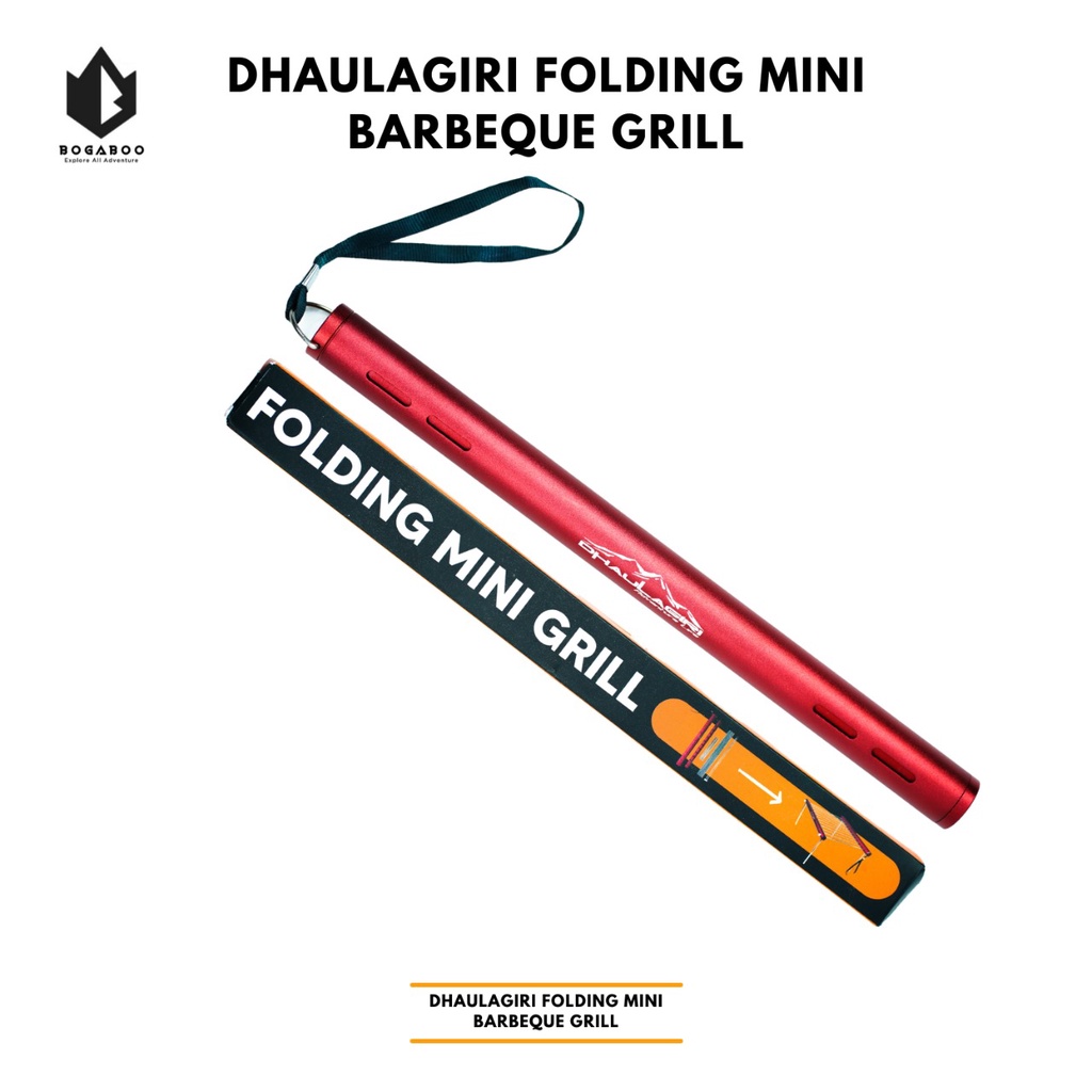 DHAULAGIRI FOLDING MINI BARBEQUE GRILL - MINI GRILL DH - ALAT PANGGANG KECIL - ALAT PANGGANG ULTRALIGHT - ALAT CAMPING