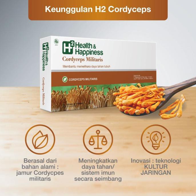 Buruan Beli - H2 Cordyceps Militaris 30 Kapsul