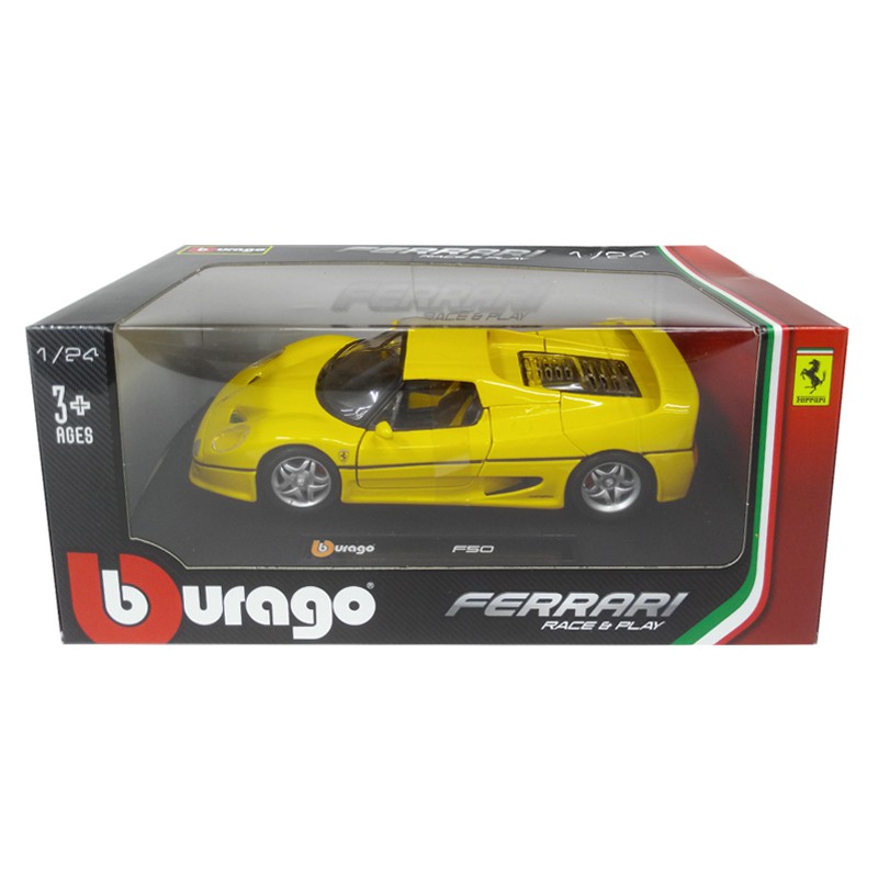 Diecast Bburago 1:24 Ferrari F50 (yellow)