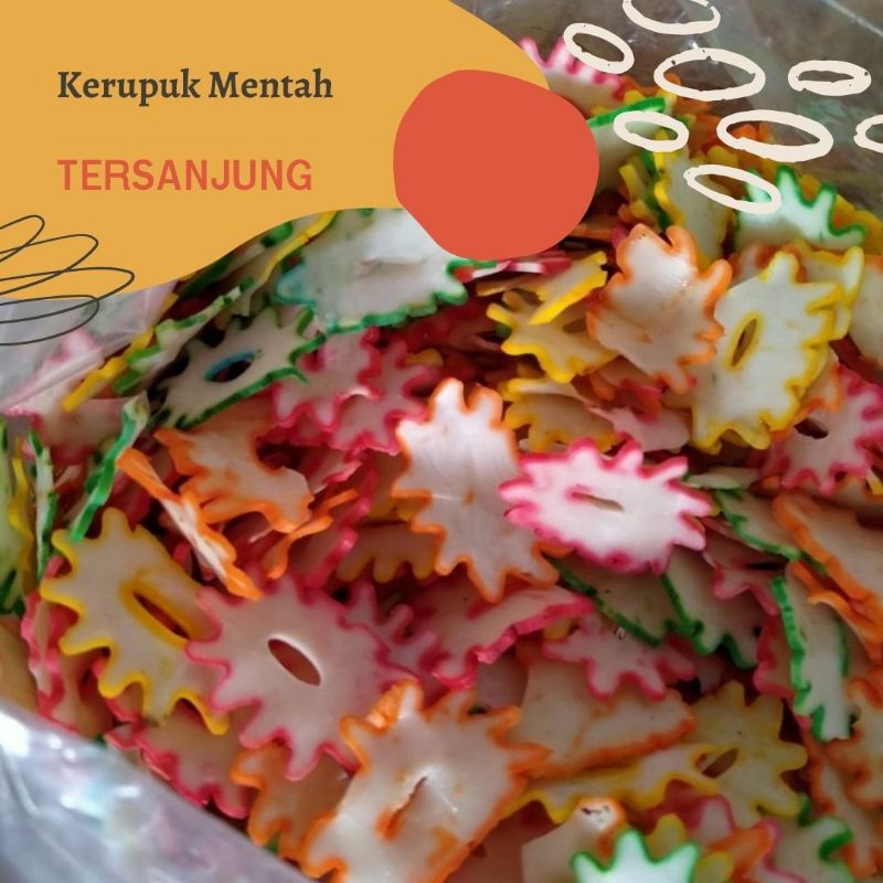 

[ 250 gr ] KERUPUK TERSANJUNG / KRUPUK MENTAH TERSANJUNG / KRECEK TERSANJUNG