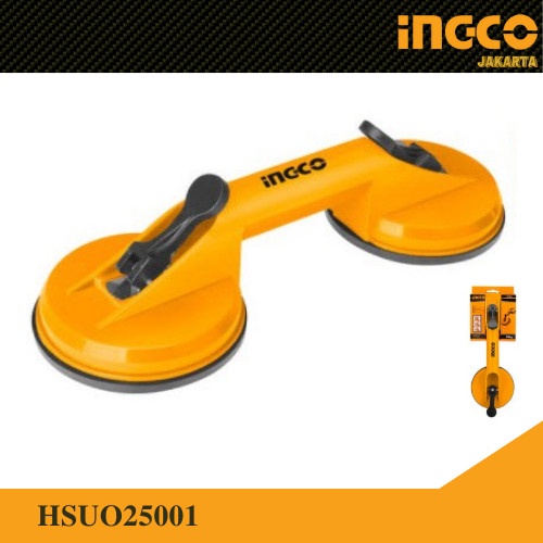 Kop Kaca 2 Kaki (Max 50kg) Glass Suction Double Cup INGCO HSUO25001