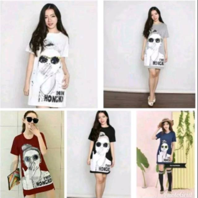 kaos kekinian hongkong .dres hongkong .baju kaos wanita .kaos lengan pendek