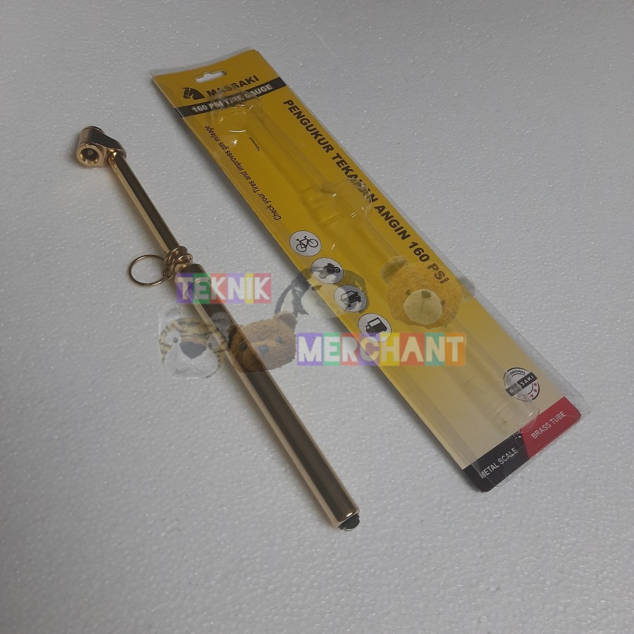 Ukur angin ukuran angin ban mobil / truk 160 psi. Massaki