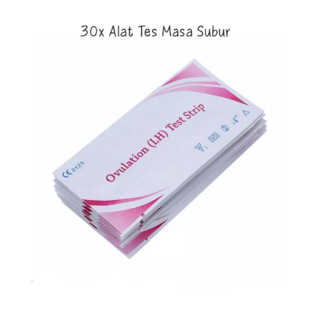 30x Ovulation LH Test Strip - Tes Masa Subur - Ovutest