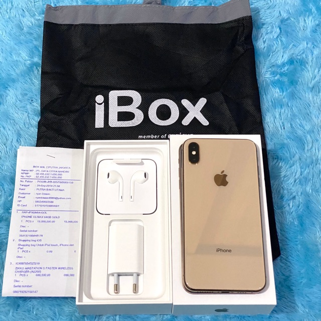 Iphone Xs Max 64gb Garansi Resmi Ibox Shopee Indonesia