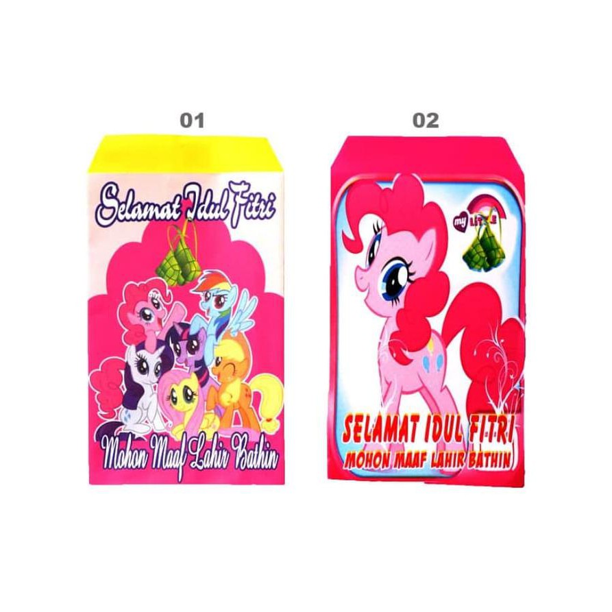 

Produk Terbaik Amplop Lebaran Murah Idul Fitri Little Pony Kartun Anak Isi 10 Pc 5110