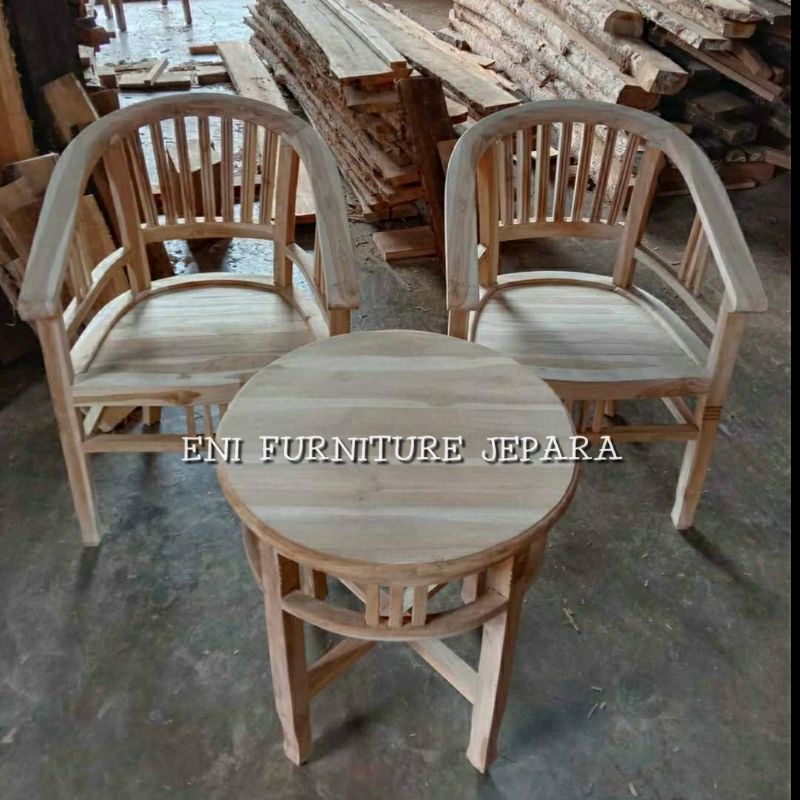 Kursi Betawi Jati - Set Kursi Betawi Jati Harga Murah - Kursi Teras Betawi - Kursi Tamu