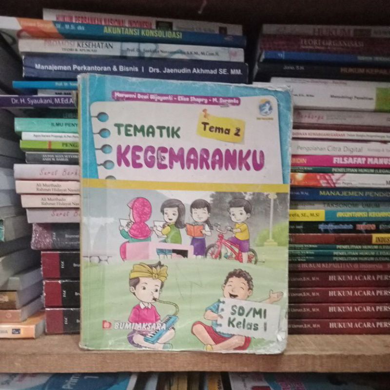 tematik tema 2 kegemaranku kelas 1 penerbit bumi aksara