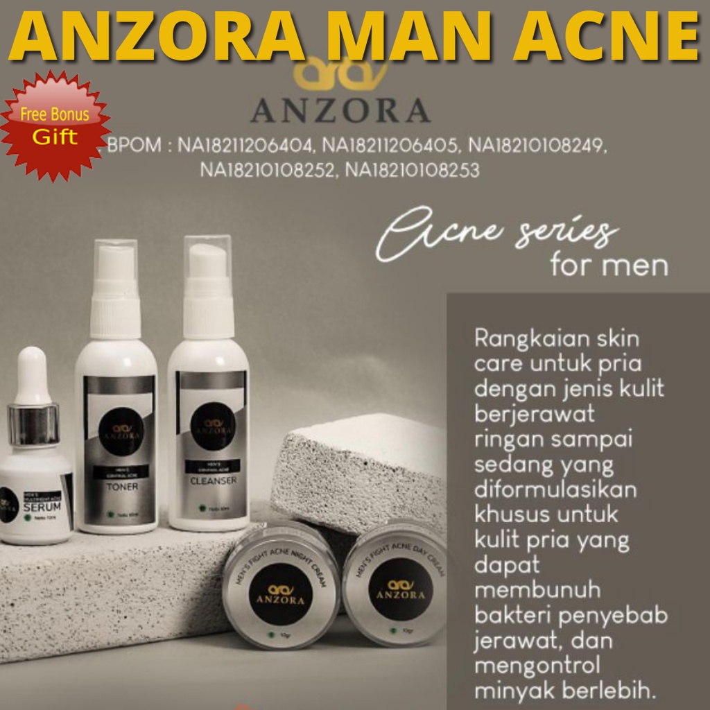 ANZORA MAN ANZORA MAN ACNE ANZORA MAN BRIGHT ANZORA SKINCARE ANZORA ECER ANZORA MAN SKINCARE ACNE SE