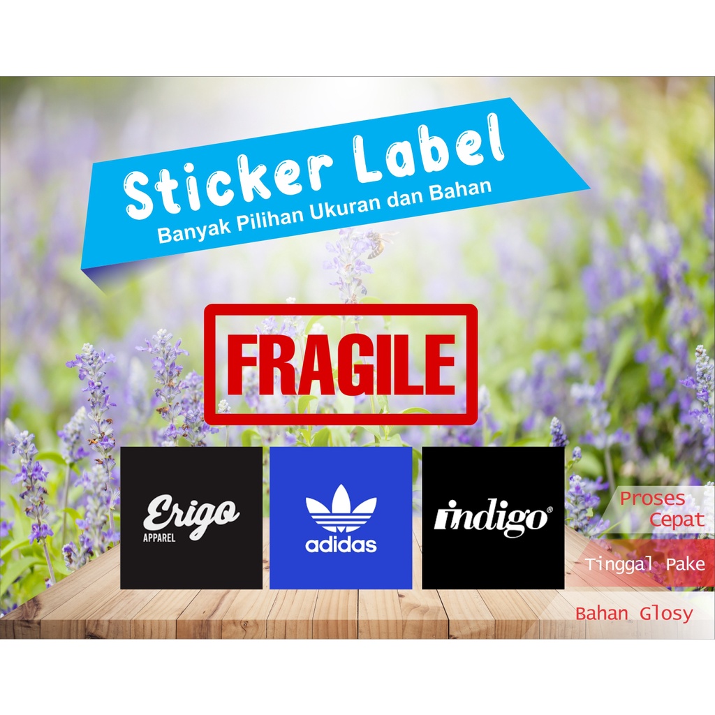 

PRINT STICKER LABEL STICKER BRAND LOKAL MURAH - PERCETAKAN SYAUQI SEMARANG