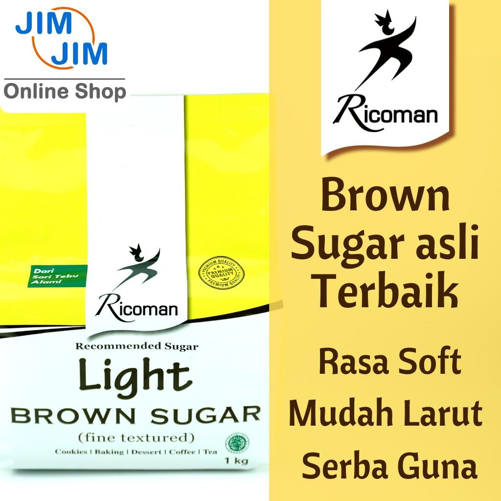 

Ricoman Light Brown Sugar 1000 g
