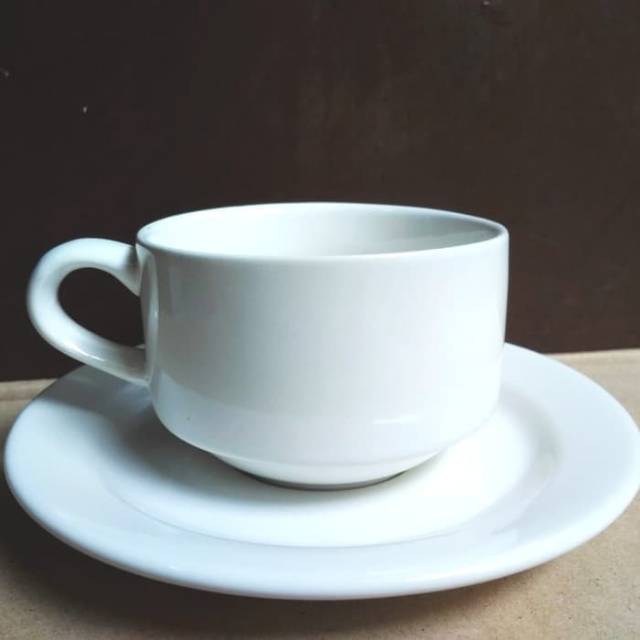 Cangkir Kopi Cangkir Keramik Cangkir Dan Tatakan Cangkir Teho Shopee Indonesia
