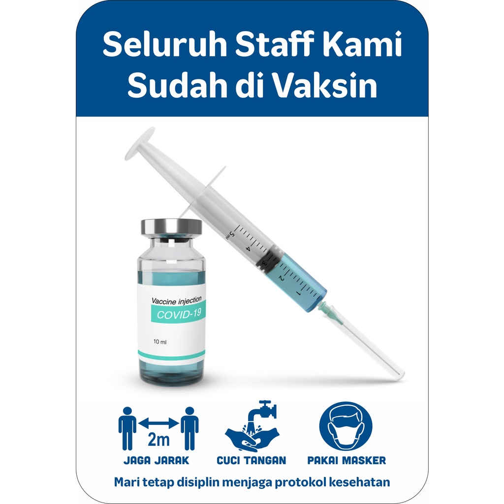 

STIKER VINYL KARYAWAN SUDAH VAKSI*