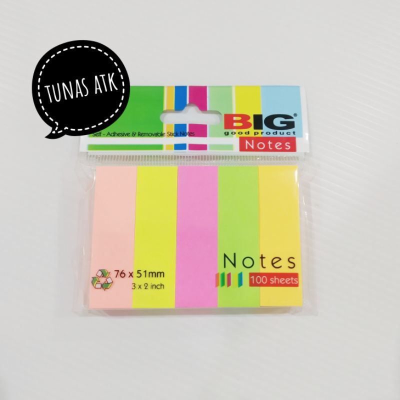 

BIG STICK NOTE 5 COLOR SN 7651 5W