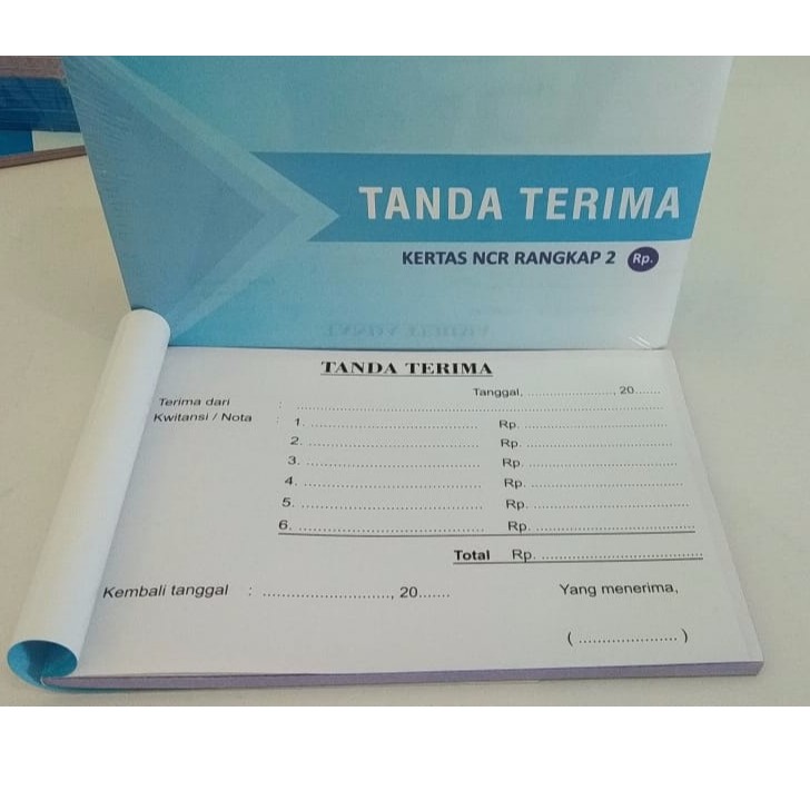 

TANDA TERIMA NCR Rangkap 2 RP-1 PACK isi 10 Buku-Ready Makassar