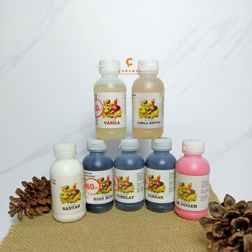

Essence Pasta Tjap 2 Anting 60ml - pasta makanan - pasta minuman - pasta - perisa makanan
