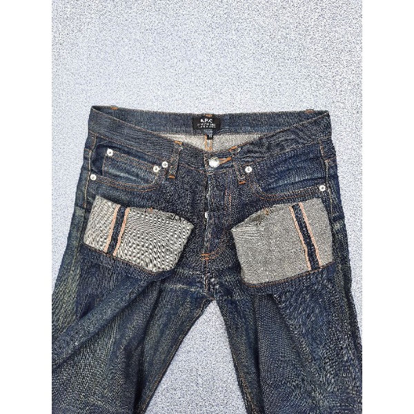 celana jeans apc selvedge second