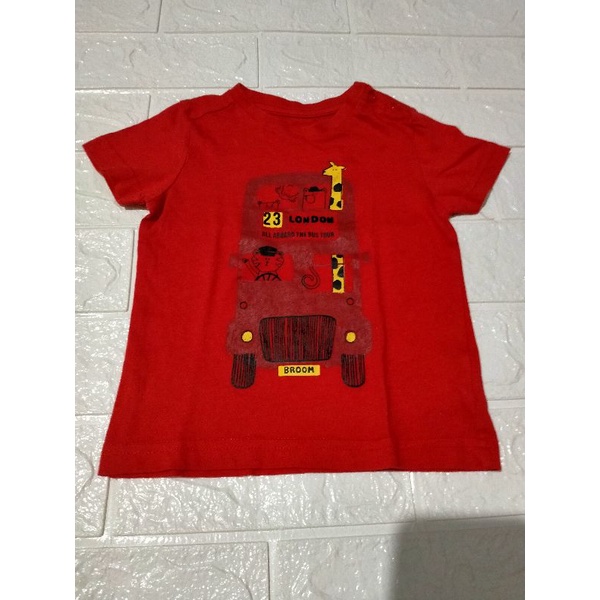 New No Tag Kaos Mothercare Baby Bus New Mothercare Baby Shirt Bukan Preloved Kaos Mothercare Baby Bu