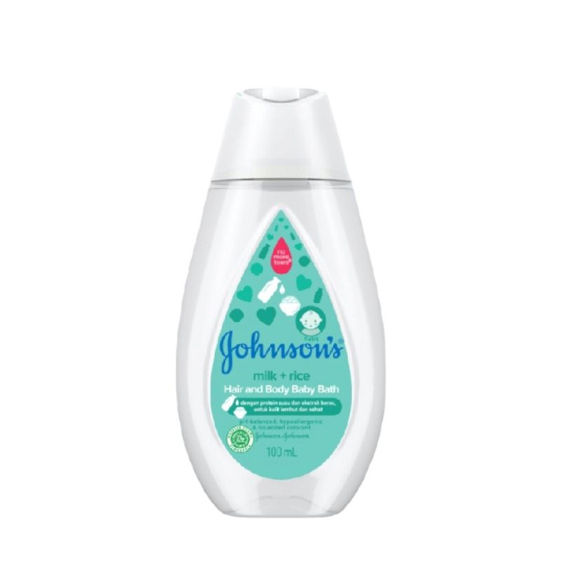 Johnsons Milk &amp; Rice 2in1 Baby Bath Botol / Sabun mandi bayi