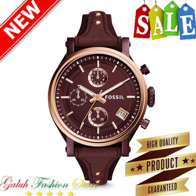 [[BISA COD]] Jam tangan wanita Fossil New BOYFRIEND Wine ES4114P / ES 4114 Original TERJAMIN Kode