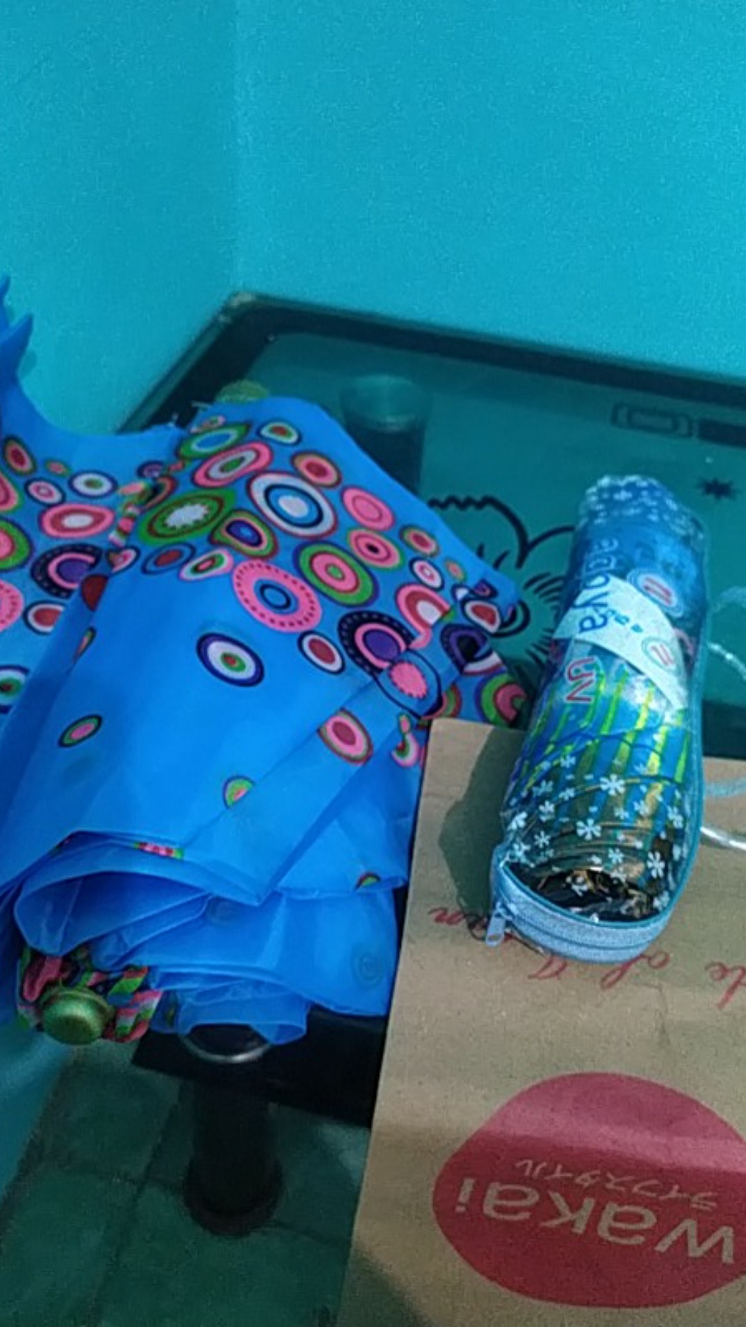 Payung Lipat 3 Saten+sarung