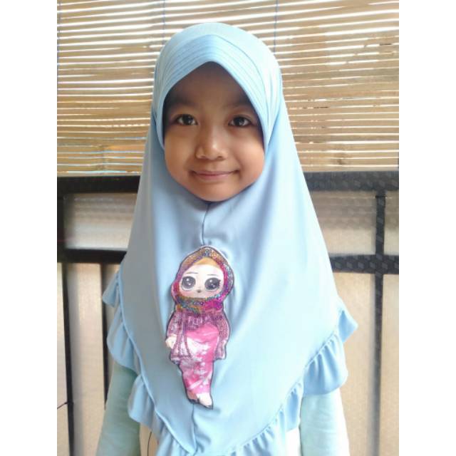 (COD) HIJAB LOL LED ANAK 2-7 tahun