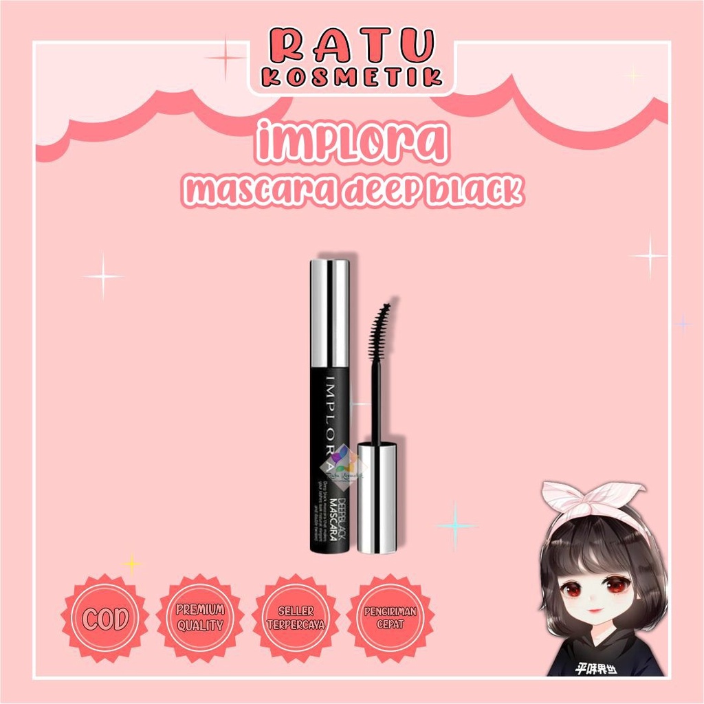 ❤ RATU ❤ Implora Mascara Deep Black Extra Thick (✔️BPOM)