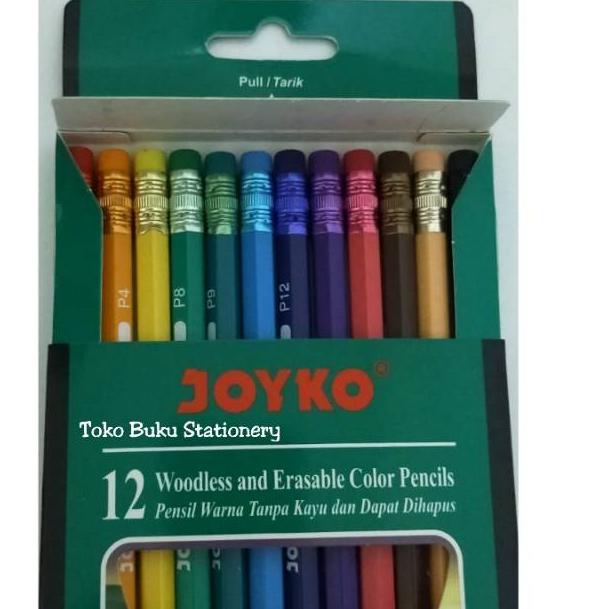 

(N9S8) Pensil Warna Joyko 12 Colour-Pensil Warna Bisa Di Hapus //Produk@kami