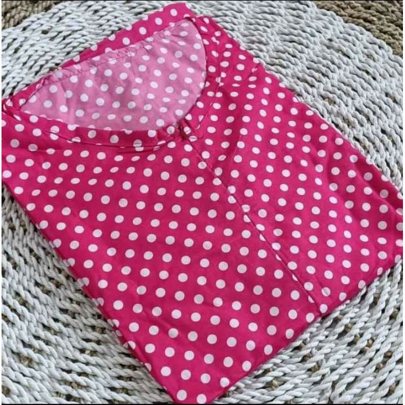 GAMIS MURAH GAMIS POLKADOT KATUN BUSUI / GAMIS MAXI POLKADOT TERLARIS 2021